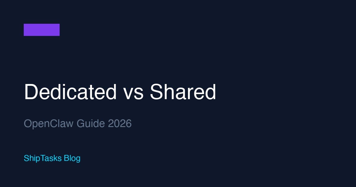 Why Dedicated Infrastructure Beats Shared Hosting for AI Agents