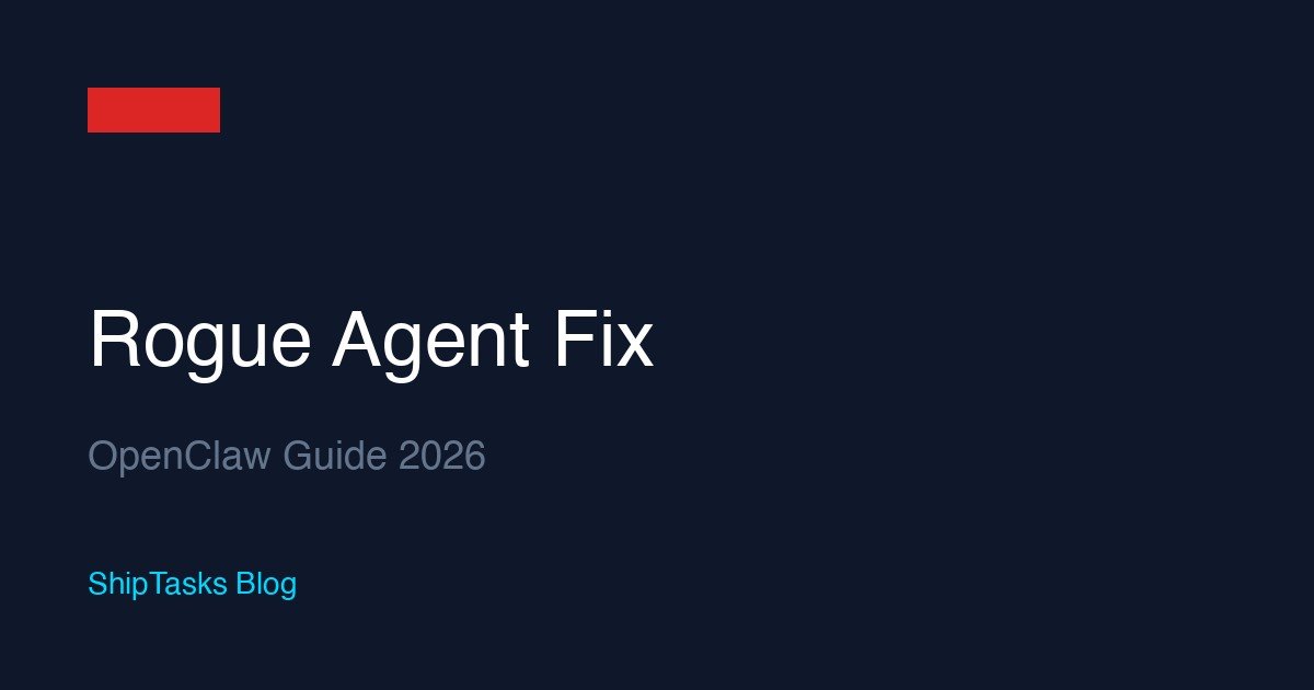 OpenClaw Rogue Agent: Inbox Deletion Fix (2026)