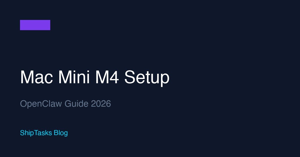 Mac Mini M4 OpenClaw Setup 2026: Cooling + Security Guide
