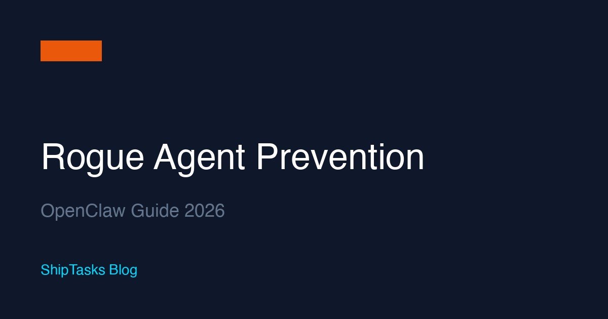 OpenClaw Schurken-Agenten Prävention